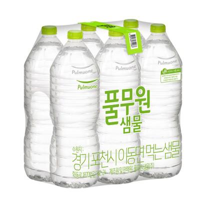 [풀무원] 무라벨 생수 2L x 12개